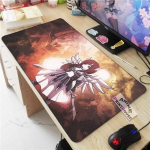 Fairy Tail Mouse Pad, Erza Scarlet Chibi Mouse Pad APH0705 70x30CM / As Shown Official Anime Mouse Pads Merch