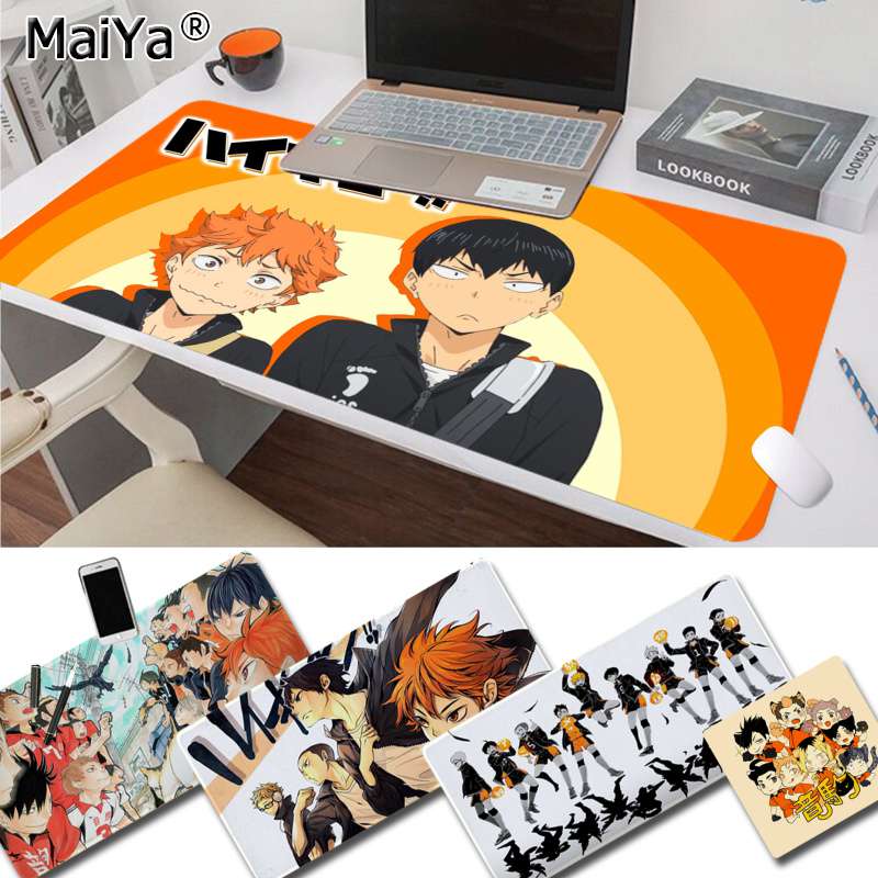 Office and Home Keyb Laptops Nsddm ONE Piece Series/Straw Hat Group Illustration Picture Group Pattern/Anime Mouse Pad/Non-Slip Waterproof Rubber Desktop Mat/The Best Office Supplies for E-Sports
