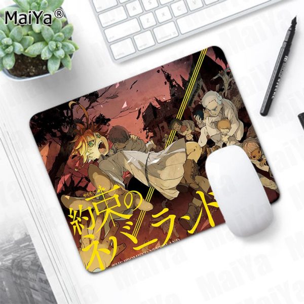MaiYa New game The Promised Neverland Comfort Mouse Mat Gaming Mousepad Smooth Writing Pad Desktops Mate 4 - Anime Mousepads