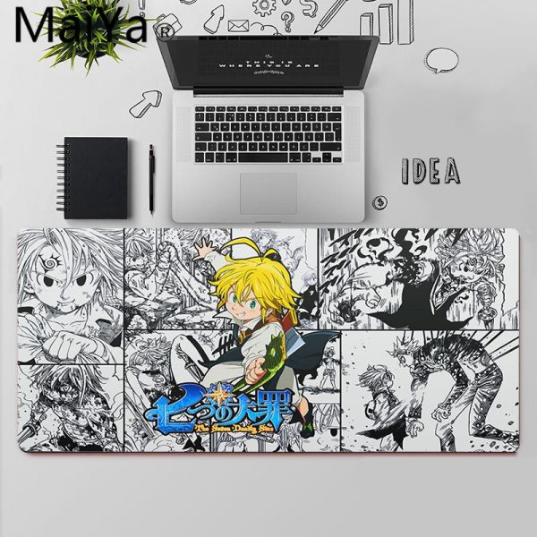Maiya Anime The Seven Deadly Sins Gaming Player desk laptop Rubber Mouse Mat Free Shipping Large 1 - Anime Mousepads