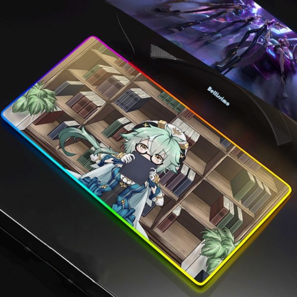 RGB LED Gaming Mouse Pad Mousepad Cool Mause Pad Keyboard Desk Carpet Game Rubber No slip 3.jpg 640x640 3 - Anime Mousepads