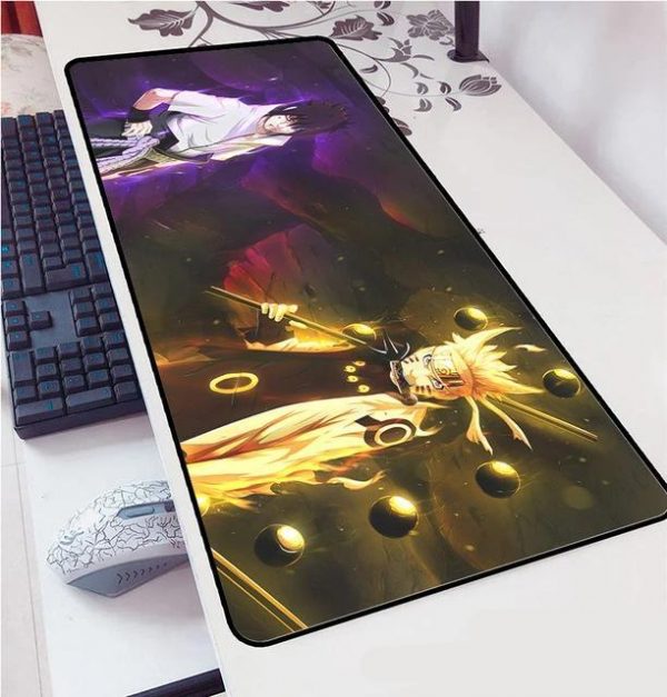 Naruto and Sasuke Sage of Six Paths mousepad 5 / Size 600x300x2mm Official Anime Mousepads Merch