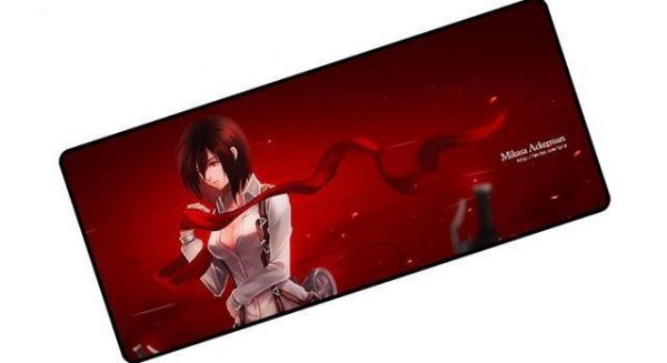 Mikasa's Red Scarf pad 6 / Size 600x300x2mm Official Anime Mousepads Merch