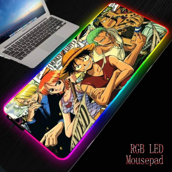 Original Strawhat Crew 250x350mm / Thickness 3 mm Official Anime Mousepads Merch