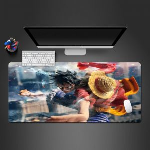 Pissed Off 3D Luffy 250x290x2mm Official Anime Mousepads Merch