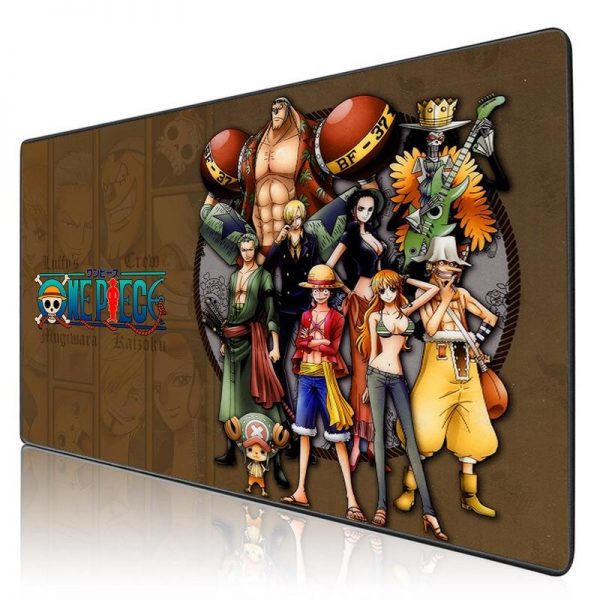 Combined Strawhat Crew 250X290X2MM Official Anime Mousepads Merch