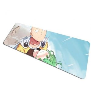 Saitama x Tornado pad 9 / Size 700x300x2mm Official Anime Mousepads Merch