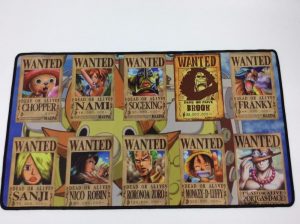 Strawhat Wanted Posters in Color 300x600X2MM Official Anime Mousepads Merch
