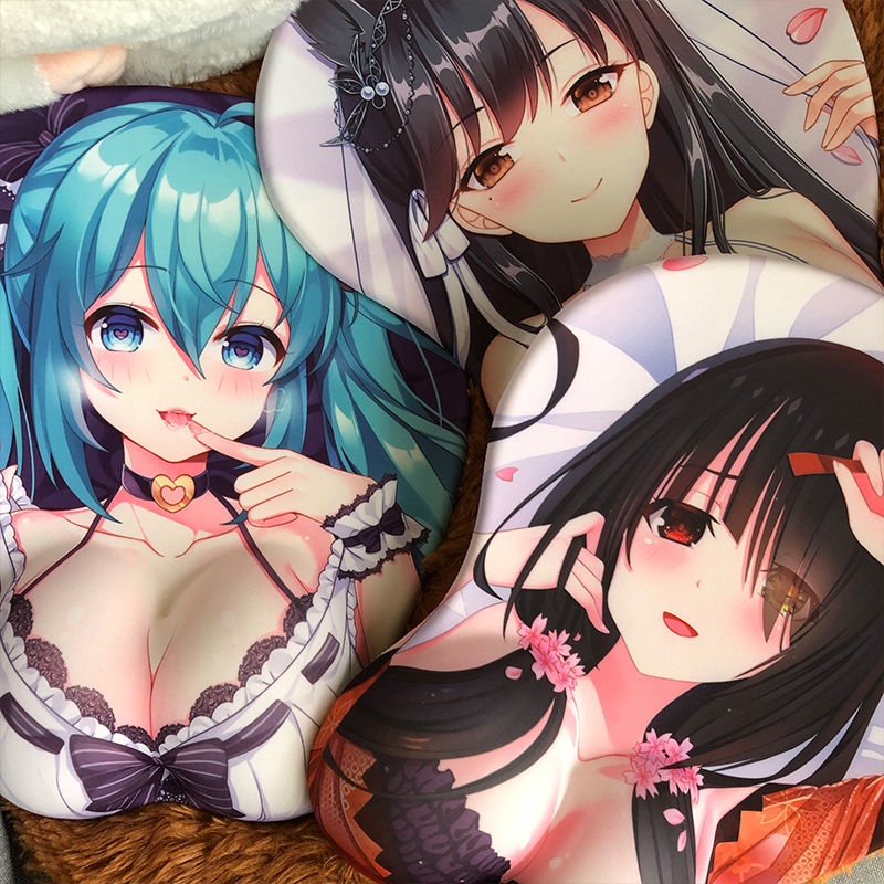alyce 3d oppai mouse pad 6866 - Anime Mousepads