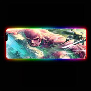 Attack on Titan - Colossal Titan - RGB Mouse Pad 350x250x3mm Official Anime Mousepad Merch