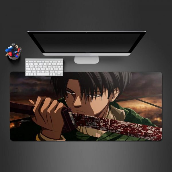 Attack on Titan - Levi Sword - Mouse Pad 350x250x2mm Official Anime Mousepad Merch