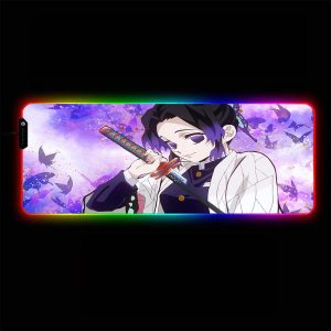 Demon Slayer - Shinobu Kocho - RGB Mouse Pad 350x250x3mm Official Anime Mousepad Merch