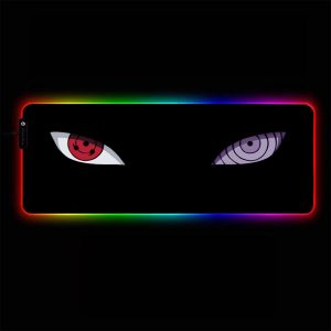 Naruto - Eyes - RGB Mouse Pad 350x250x3mm Official Anime Mousepad Merch