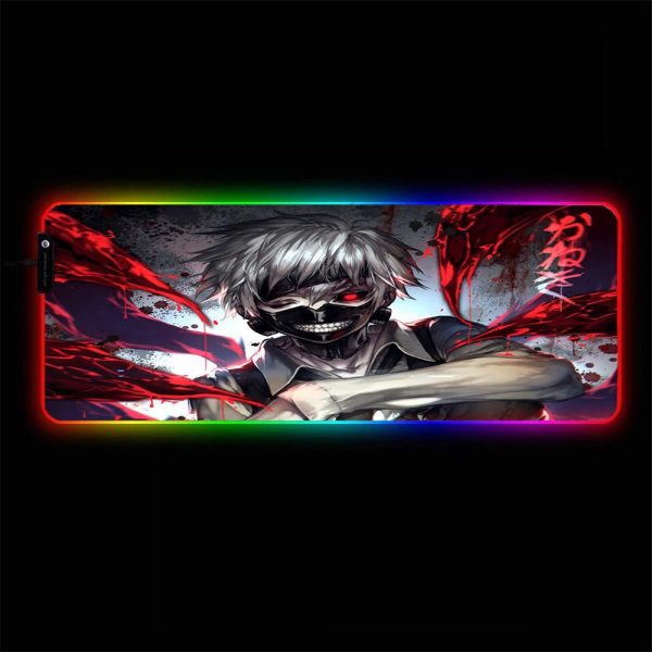 Tokyo Ghoul - Ken Bloody - RGB Mouse Pad 350x250x3mm Official Anime Mousepad Merch