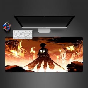 Attack on Titan - Fire - Mouse Pad 350x250x2mm Official Anime Mousepad Merch