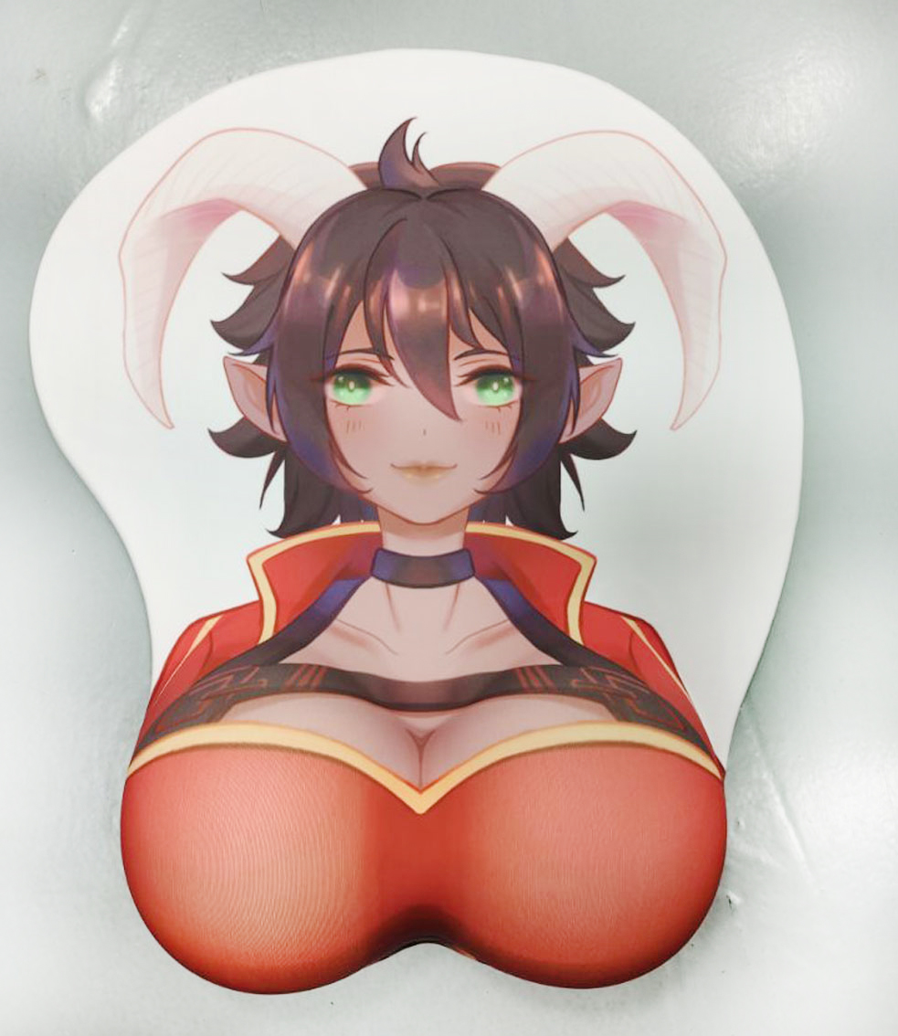 fischl life size oppai mousepad 7359 - Anime Mousepads