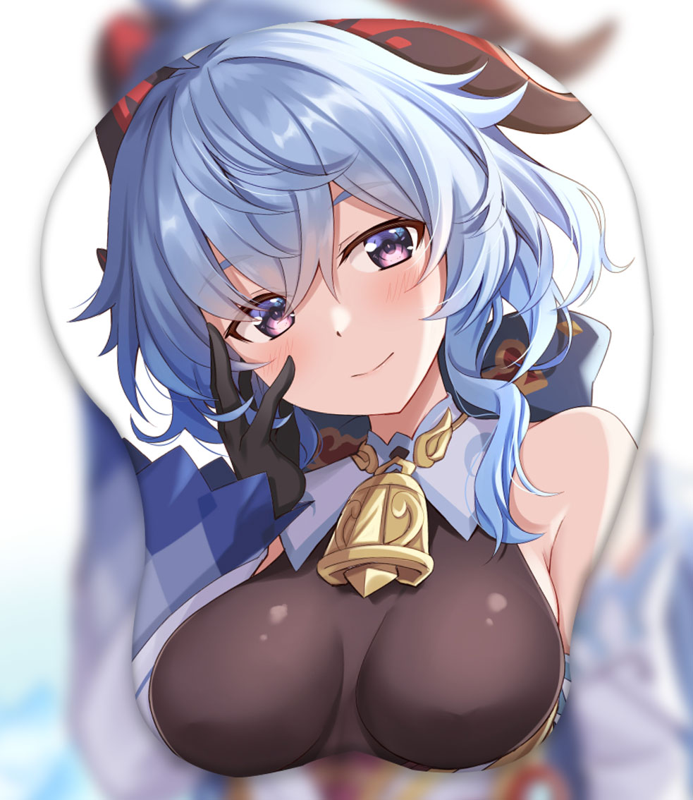 ganyu 3d oppai mouse pad ver1 2535 - Anime Mousepads