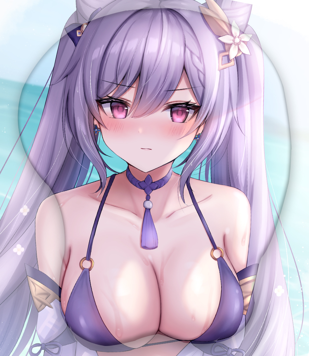 keqing 3d oppai mouse pad ver2 6472 - Anime Mousepads