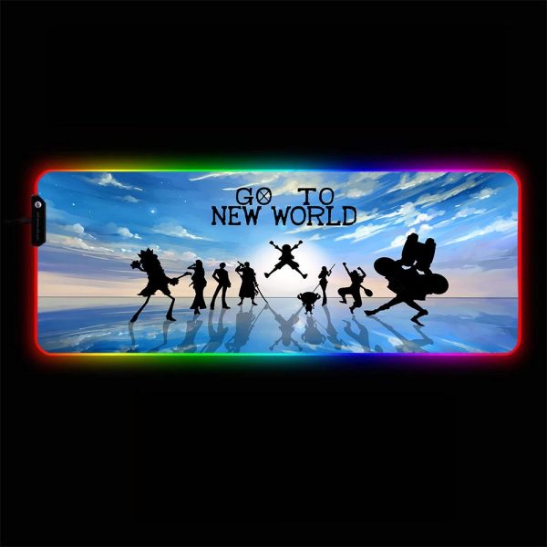 One Piece - New World - RGB Mouse Pad 350x250x3mm Official Anime Mousepad Merch