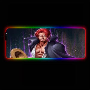 One Piece - Shanks - RGB Mouse Pad 350x250x3mm Official Anime Mousepad Merch
