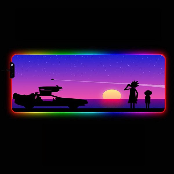 Cartoon Designs - Sunset - RGB Mouse Pad 350x250x3mm Official Anime Mousepad Merch