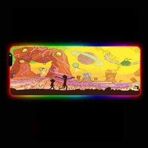 Cartoon Designs - View - RGB Mouse Pad 350x250x3mm Official Anime Mousepad Merch
