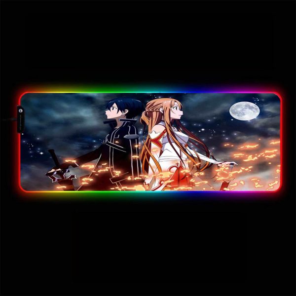 Anime Designs - Sword Art Online 02 - RGB Mouse Pad 350x250x3mm Official Anime Mousepad Merch