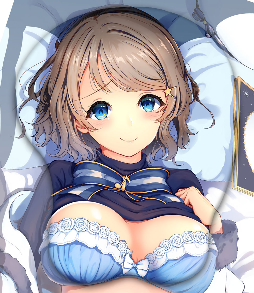 watanabe you 3d oppai mouse pad 2727 - Anime Mousepads