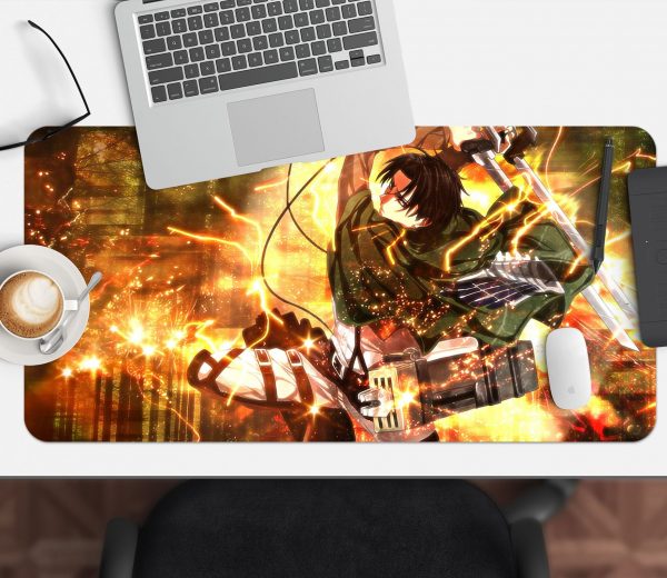 3D Attack On Titan 3802 Anime Desk Mat YYA1215