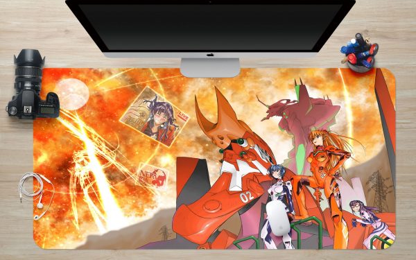 3D Neon Genesis Evangelion 3674 Anime Desk Mat YYA1215