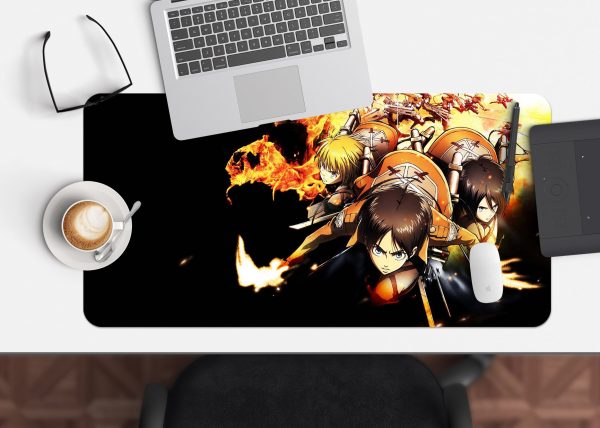3D Attack On Titan 4009 Anime Desk Mat YYA1215