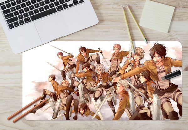 3D Attack On Titan 3792 Anime Desk Mat YYA1215