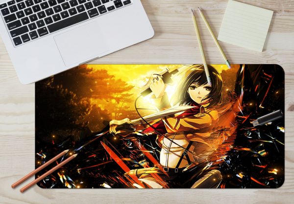 3D Attack On Titan 3780 Anime Desk Mat YYA1215