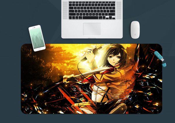 3D Attack On Titan 3780 Anime Desk Mat YYA1215