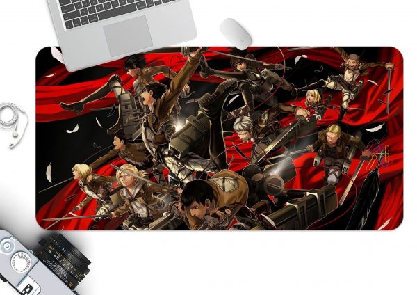 3D Attack On Titan 4005 Anime Desk Mat YYA1215